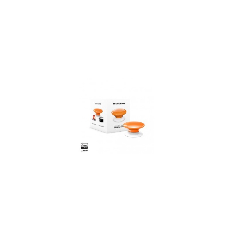 FIBARO - command Button, The Button Z-Wave Plus orange FGPB-101-8 FIBARO - command Button, The Button Z-Wave Plus orange FGPB-101-8