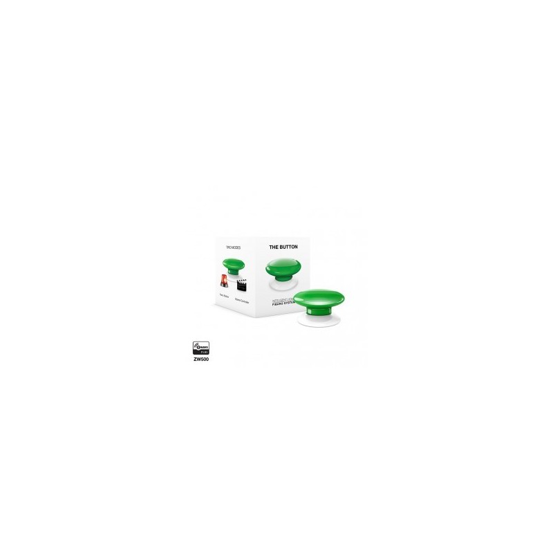 FIBARO - Bouton de commande The Button Z-Wave Plus vert FGPB-101-5 FIBARO - Bouton de commande The Button Z-Wave Plus vert FGPB-101-5