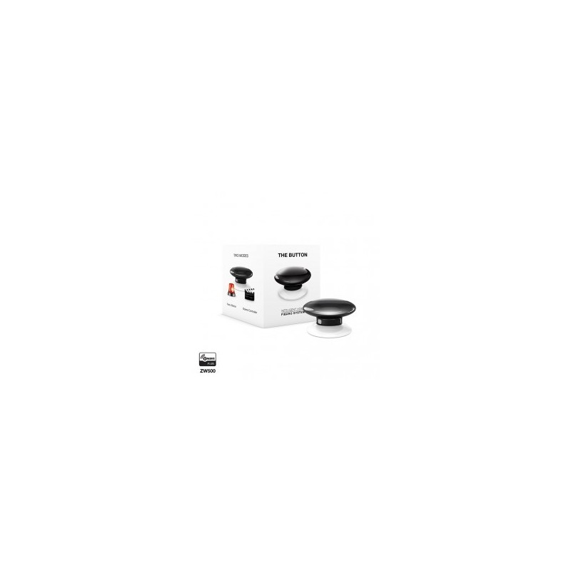 FIBARO FGPB-101-2 - Bouton de commande The Button Z-Wave Plus noir FIBARO FGPB-101-2 - Bouton de commande The Button Z-Wave Plus noir
