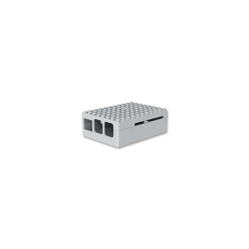 RASPBERRY PI3 - Boitier Pi Blox pour Raspberry Pi Modèles B+, 2 et 3 Modèles B, ABS, Blanc RASPBERRY PI3 - Boitier Pi Blox pour Raspberry Pi Modèles B+, 2 et 3 Modèles B, ABS, Blanc