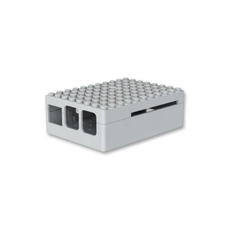 RASPBERRY PI3 - Boitier Pi Blox pour Raspberry Pi Modèles B+, 2 et 3 Modèles B, ABS, Blanc
