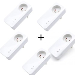 SIMPAL -  Pack prise connectée  GSM / radio T40 avec quatre prises T20