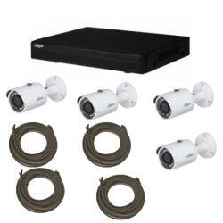 Pack video surveillance DAHUA IP 2MP 4 cameras