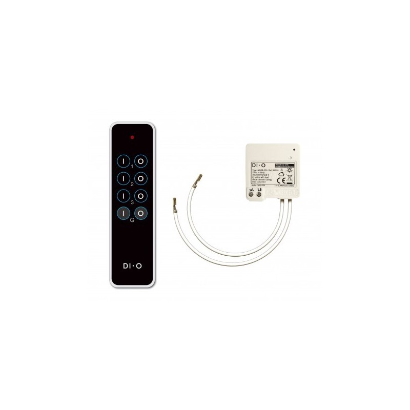 DIO 54769 - Module ON/OFF extra plat avec télécommande 3 canaux DIO 54769 - Module ON/OFF extra plat avec télécommande 3 canaux