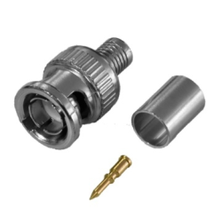 BNC plug to crimp for cable HR6