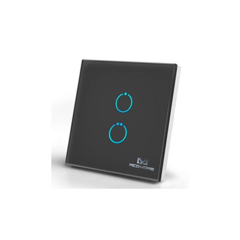 MCOHOME MH-S412B-EU - Interrupteur tactile en verre Z-Wave Plus MCOHOME MH-S412B-EU - Interrupteur tactile en verre Z-Wave Plus