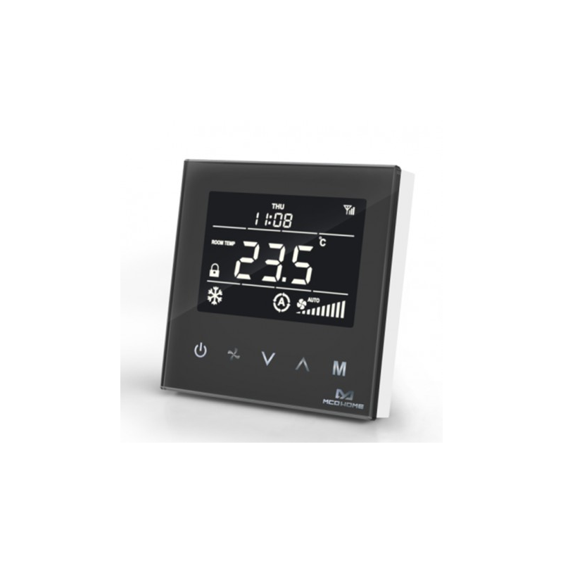 MCOHOME MH8-FC4B - Thermostat pour ventilo-convecteur à 4 tubes Z-Wave Plus noirPlus MCOHOME MH8-FC4B - Thermostat pour ventilo-convecteur à 4 tubes Z-Wave Plus noirPlus