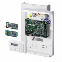 Pack Centrale alarme Vanderbilt 8/32 zones serveur WEB intégré avec clavier et GSM