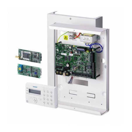Pack Centrale alarme Vanderbilt 8/32 zones serveur WEB intégré avec clavier et GSM