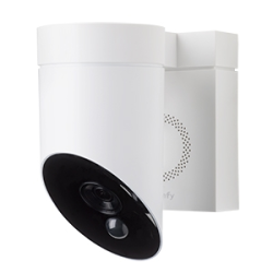 Somfy caméra de surveillance extérieure blanche