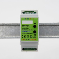 EUTONOMY R223 - Adaptateur euFIX RAIL DIN pour module Fibaro FGR-223 avec boutons