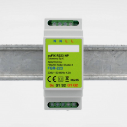 EUTONOMY R223NP - Adaptateur euFIX RAIL DIN pour module Fibaro FGR-223