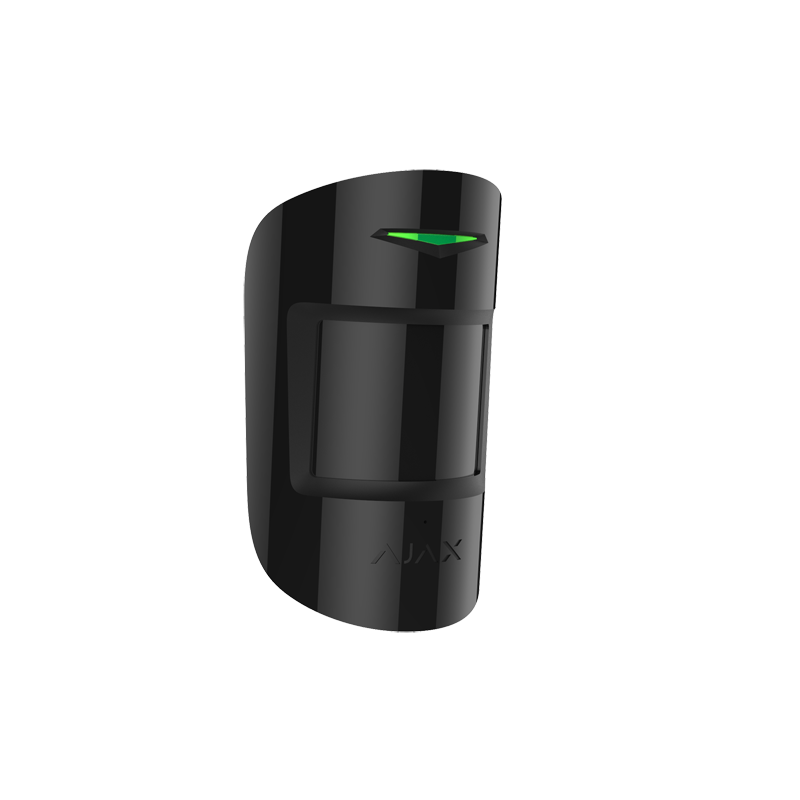 Alarme Ajax COMBIPROTECT-B - Détecteur PIR et bris de vitre noir Alarme Ajax COMBIPROTECT-B - Détecteur PIR et bris de vitre noir