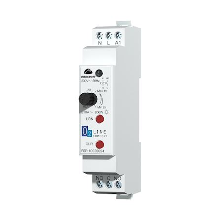 Trio2sys - Récepteur Télérupteur mixtes radio rail Din EnOcean