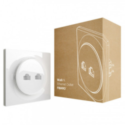 Fibaro FGWEEU-021 - Prise murale 2 ports Ethernet Fibaro Walli N Ethernet Outlet