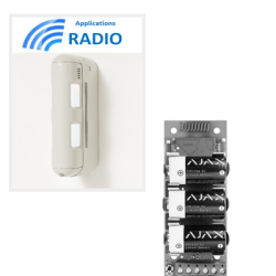 Ajax Optex BX-80NR - Rilevatore di allarme radio da esterno Dual IR 12X12M anti-animali