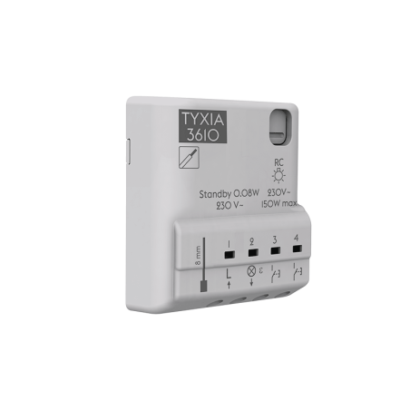 TYXIA 3610 - Receptor cableado con temporizador sin neutro