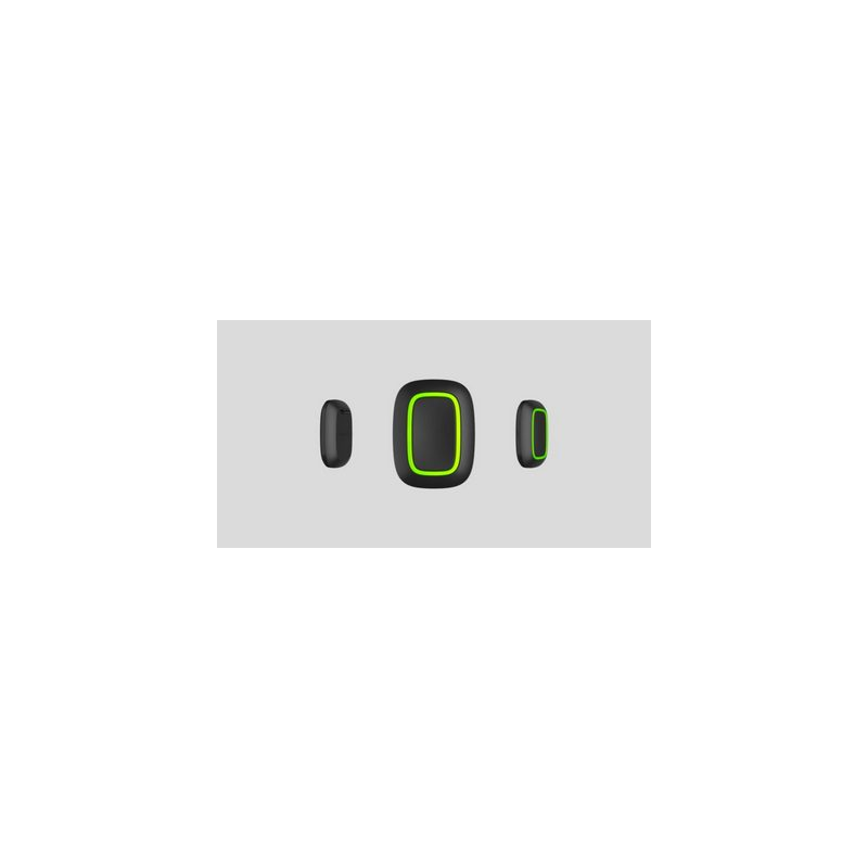 Ajax AJ-BUTTON-B - Bouton alarme urgence noir Ajax AJ-BUTTON-B - Bouton alarme urgence noir