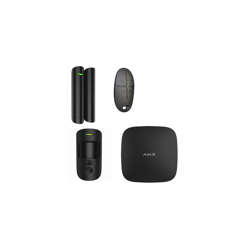 Ajax Starter KIT2-B - kit démarrage levée de doute vidéo noir Ajax Starter KIT2-B - kit démarrage levée de doute vidéo noir