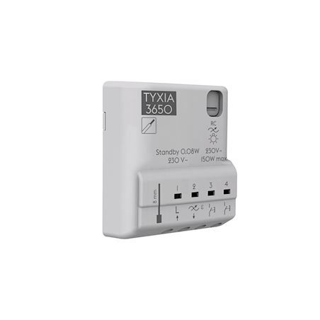 Delta Dore TYXIA 3650 - Receiver wired lighting dimmer timer without neutral