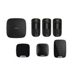 Alarme Ajax - Alarme Kit HUB 2 MotionCam sirène noir