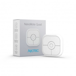 Aeotec ZWA003 - Télécommande 4 boutons Z-Wave Plus Nanomote Quad