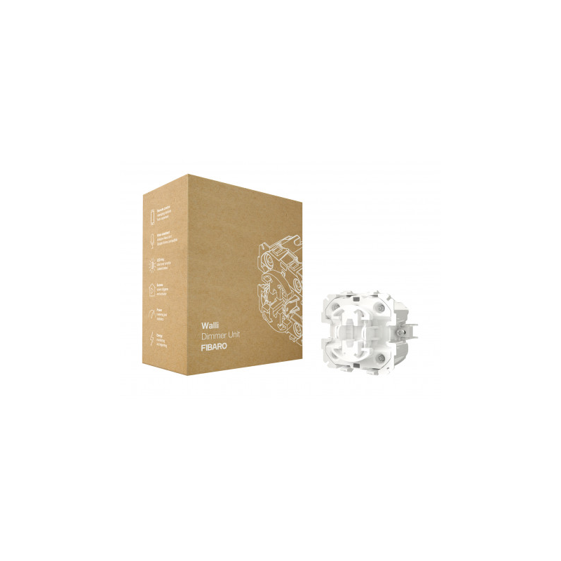 Fibaro FWDSEU221-AS-800 - Mécanisme d'interrupteur variateur Z-Wave Plus Fibaro Walli Dimmer Fibaro FWDSEU221-AS-800 - Mécanisme d'interrupteur variateur Z-Wave Plus Fibaro Walli Dimmer
