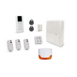Alarme Risco Agility 4 - Alarme sans fil IP/RTC/GSM 3 détecteurs caméras sirènes extérieure