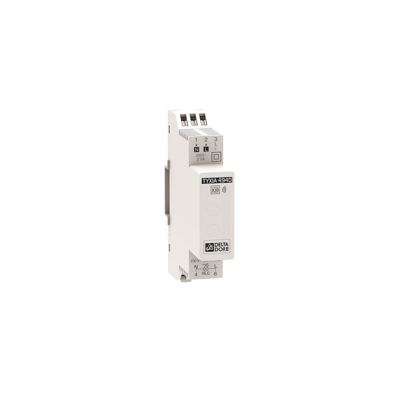 TYXIA 4940 - Récepteur éclairage variateur rail DIN X3D TYXIA 4940 - Récepteur éclairage variateur rail DIN X3D