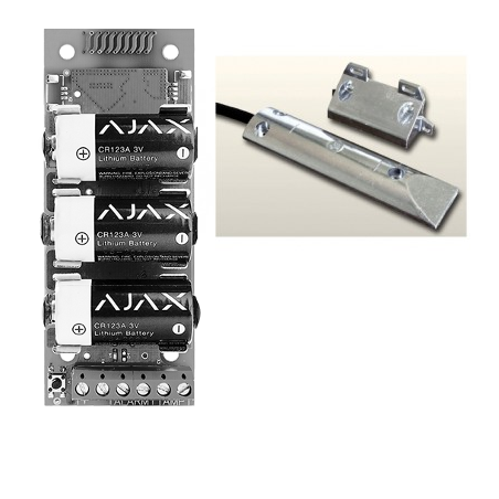 Ajax alarm contact garage door floor shoe