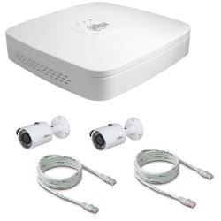 Dahua Pack video surveillance IP POE 2 Megapixel 2 cameras