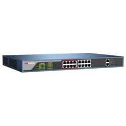Hikvision DS-3E0318P-E - Switch 16 ports POE