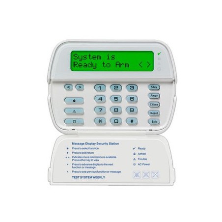 Teclado DSC PK5500 LCD de 2 líneas de 16 caracteres