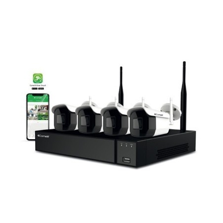 Comelit WIKIT004S02NB - Pacchetto videosorveglianza wifi 2MP