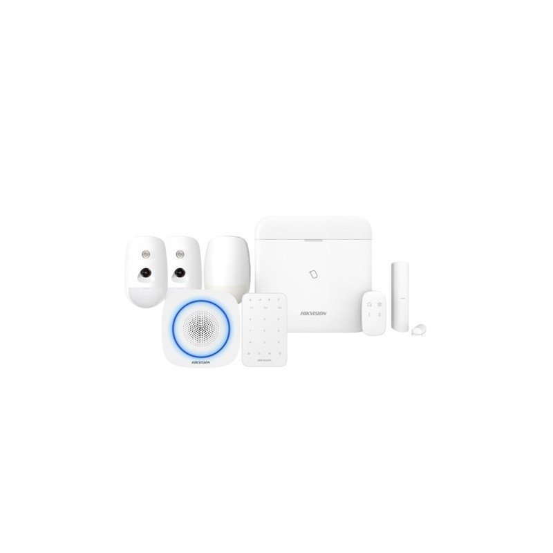 Hikvision AX Pro - Pack Alarme Pro WIFI IP 3G/4G levé doute sirène intérieure Hikvision AX Pro - Pack Alarme Pro WIFI IP 3G/4G levé doute sirène intérieure