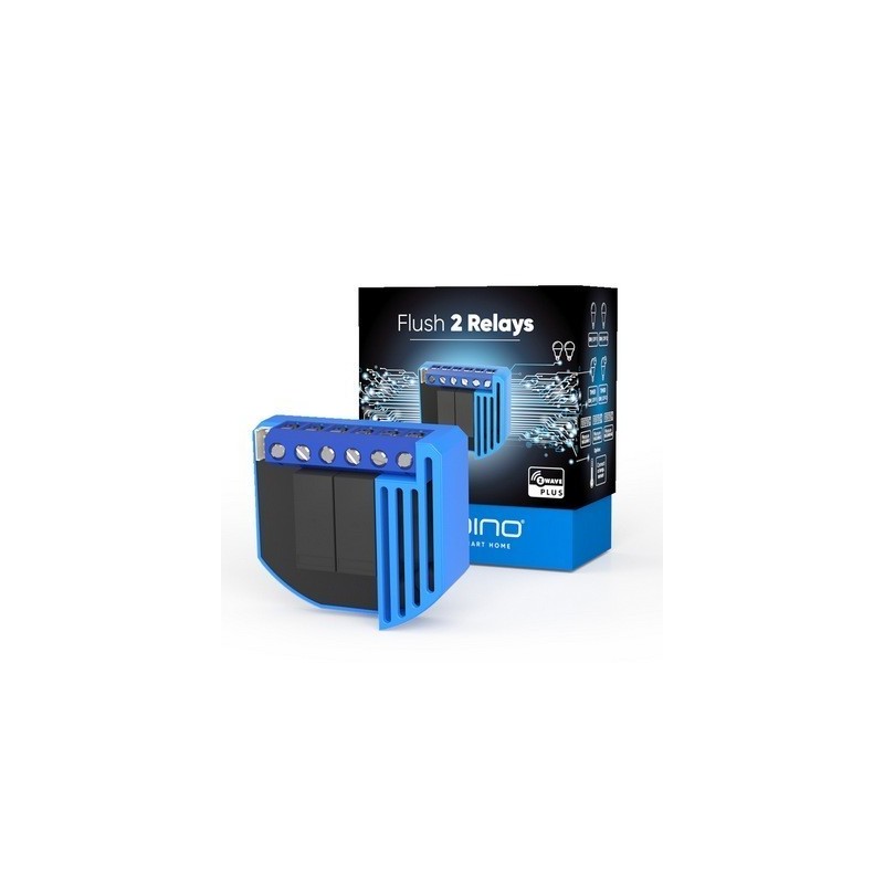 Qubino ZMNHBD1 - micro-modulo interruttore a 2 relè e conso-meter Z-wave Più ZMNHBD1 Qubino ZMNHBD1 - micro-modulo interruttore a 2 relè e conso-meter Z-wave Più ZMNHBD1