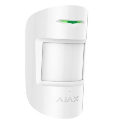 Alarma Ajax COMBIPROT-W - Detector PIR y rotura de cristales blanco