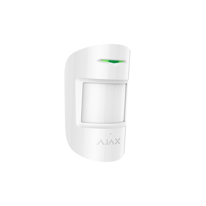 Alarma Ajax COMBIPROT-W - Detector PIR y rotura de cristales blanco Alarma Ajax COMBIPROT-W - Detector PIR y rotura de cristales blanco