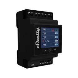 Shelly PRO4M - Module WIFI rail Din 4 canaux