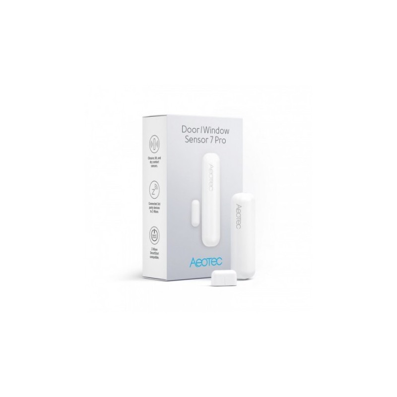 Aeotec ZWA012-C - Détecteur ouverture Z-Wave Plus Sensor 7 Pro Aeotec ZWA012-C - Détecteur ouverture Z-Wave Plus Sensor 7 Pro