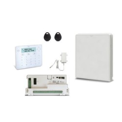 Risco LightSys Plus - Pack Wired Alarm Connected IP WIFI Keyboard Elegant Badge Reader