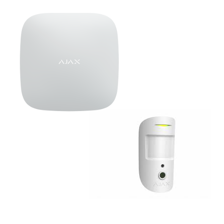 Ajax Hub 2 PLUS - Alarme Ajax kit levée de doute Hub2 Plus MotionCam
