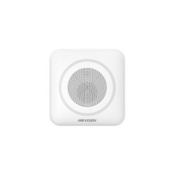 Hikvision DS-PS1-Ii-WE bleue - Sirène alarme intérieure radio 110 dB