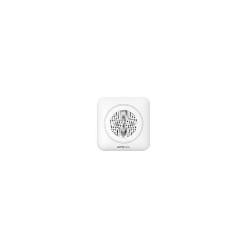 Hikvision DS-PS1-Ii-WE bleue - Sirène alarme intérieure radio 110 dB Hikvision DS-PS1-Ii-WE bleue - Sirène alarme intérieure radio 110 dB