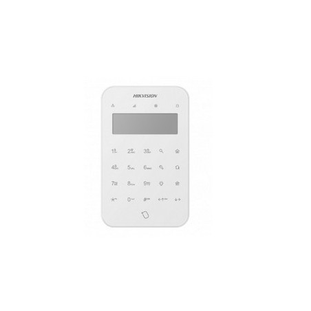 Hikvision DS-PK1-LT-WE - LCD Radio Keyboard for AX Hub Pro
