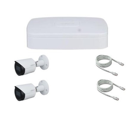 Dahua Pack video surveillance IP POE 2 Megapixel 2 cameras
