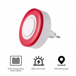 Heiman HS2WD-E - Sirena da interno Zigbee 3.0