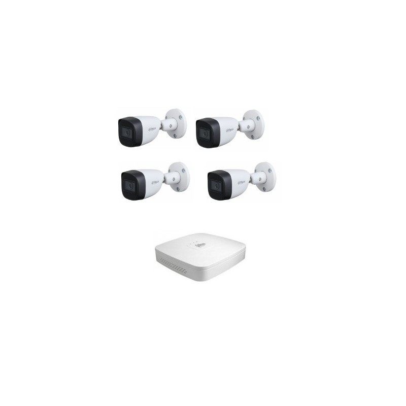 Dahua Video surveillance kit - 4 HD-CVI 4 Megapixel cameras Dahua Video surveillance kit - 4 HD-CVI 4 Megapixel cameras