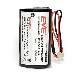 Visonic Europa - Pile lithium 3,6V / 13 Ah pour sirène radio Visonic