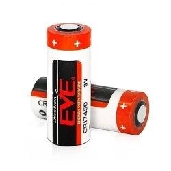 Visonic Pile lithium K-207134-KIT - Pile lithium 3V 2.3Ah CR17450 pour TOWERCAM PG2